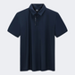Erke Men Tennis Polo Short Sleeve Dark Blue