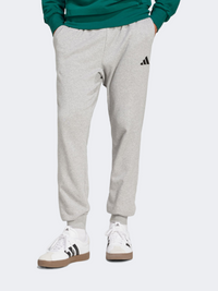 Adidas Essentials Feel Cozy French Terry Men Sportswear Pant Medium Grey Heather