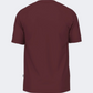 New Balance Cubed Logo Men Lifestyle T-Shirt Monarch Burgundy