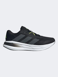 Adidas Galaxy 7 حذاء جري رجالي أسود/كربون/ليمون