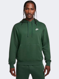 هودي لايف ستايل رجالي Nike Sportswear Club Fleece أخضر فير/أبيض