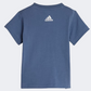 Adidas Essentials Lineage Baby Boys Sportswear Set Ink/Green Spark