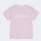 Adidas Lin Baby Girls Sportswear Set Clear Pink/White