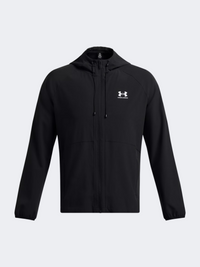 جاكيت نمط حياة رجالي Under Armour Stretch Woven أسود
