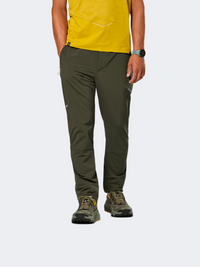 بنطال المشي للرجال Drastretch Pedroc 5 من Salewa بلون زيتوني داكن
