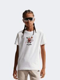 تيشيرت لايف ستايل للأولاد Nike Sportswear Boxy أبيض