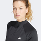 Adidas Train Essentials Minimal Branding 1/4-Zip Women Training Track Top Black