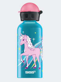 سيغ بيلا Unicorn 0.4 لتر زجاجة أطفال للحياة اليومية أزرق/وردي