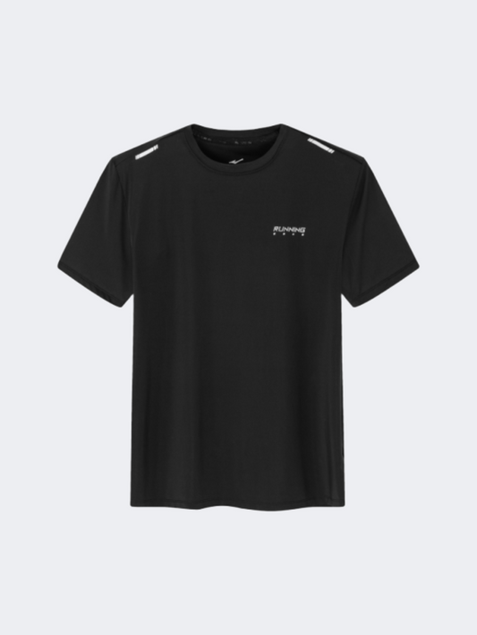 Erke Men Running T-Shirt Black