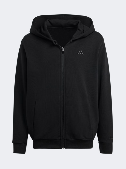 Adidas All Szn Kids-Unisex Sportswear Hoody Black