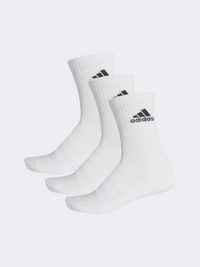 Adidas Unisex Training Dz9356 Cush Crw 3Pp White/White/Black