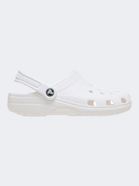 صندل Crocs كلاسيك للجنسين باللون الأبيض للاستخدام اليومي