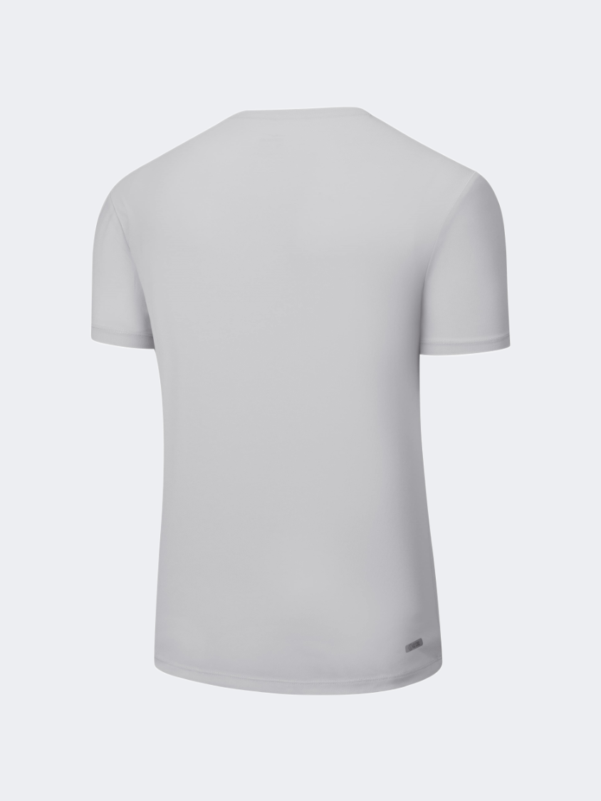 Erke Crew Men Training T-Shirt Light Grey