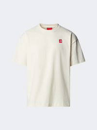 تيشيرت لايف ستايل للرجال Red Box من The North Face باللون الأبيض Dune