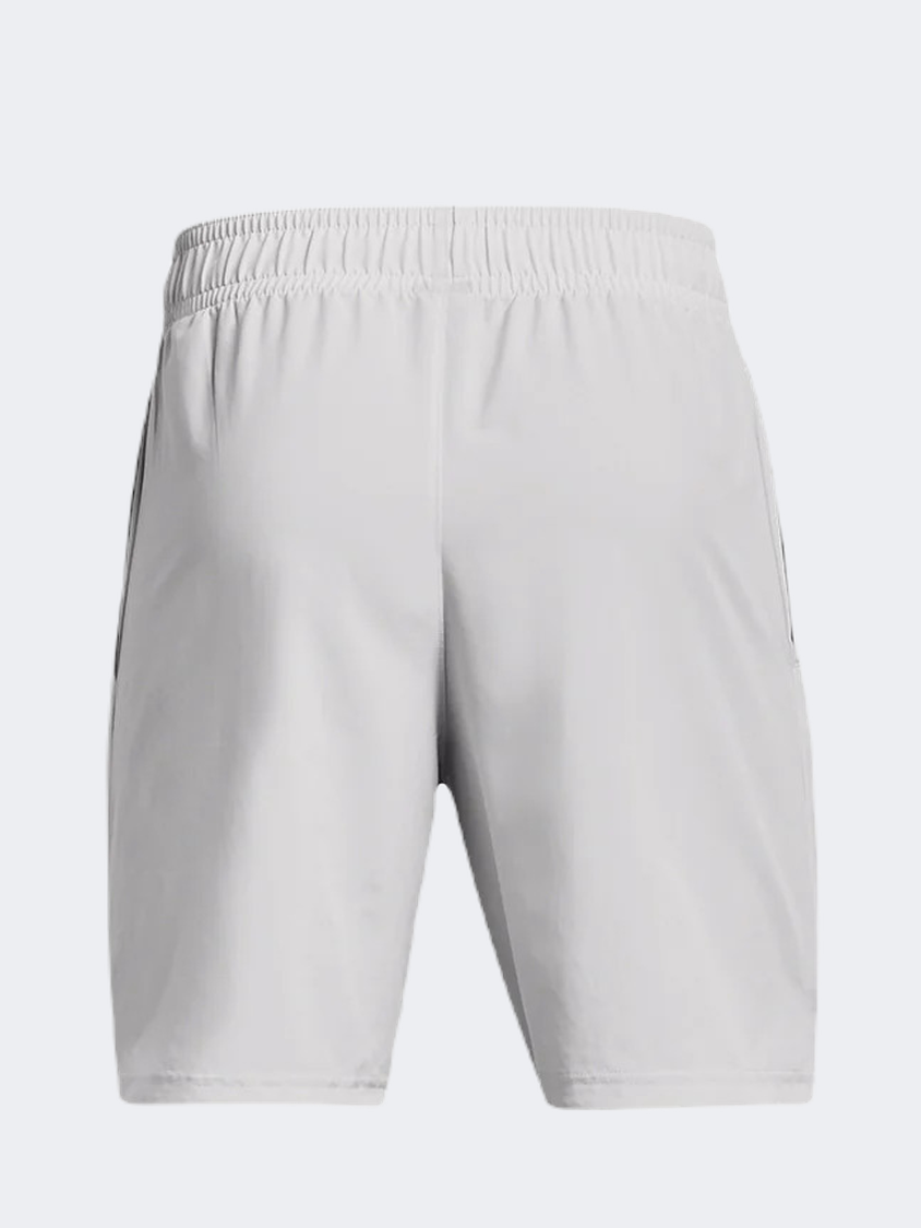 Under Armour Woven Wordmark Men Training Short Halo Grey/Black