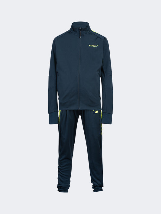 Top Ten Sporty Kids-Boys Lifestyle Suit Navy/Yellow