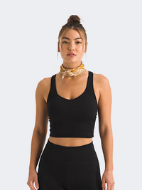 The North Face Jaida Long Line Women Training Bra Black