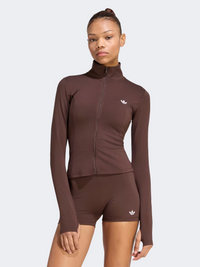 Adidas Essentails Polyester Women Originals Track Top Aurora Coffee