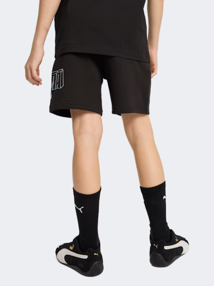 Puma Logo Lab Execution Boys Lifestyle Short Black