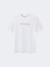 تي شيرت للجري للرجال من Erke باللون الأبيض