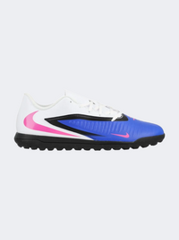 حذاء كرة قدم رجالي Nike Phantom 6 Low Club لون أزرق/أبيض/وردي
