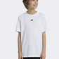 Adidas Essentials Logo Boys Sportswear T-Shirt White/Black