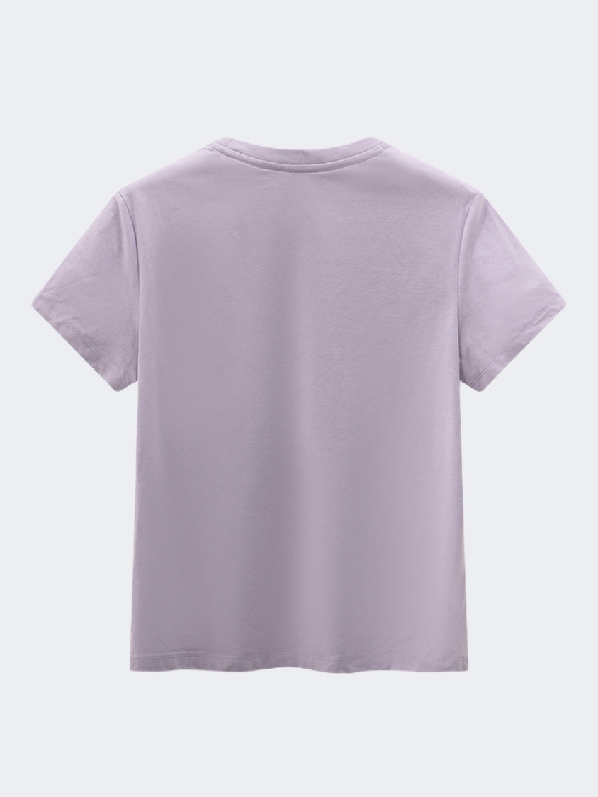 Erke Crew Women Lifestyle T-Shirt Pinky Purple