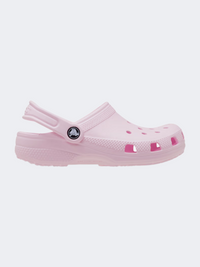 صندل Crocs كلاسيكي للأطفال الصغار لون وردي ميلك لنمط الحياة