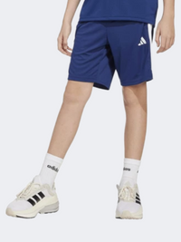 Adidas Essentials 3 Stripes Kids-Boys Sportswear Short Dark Blue/White
