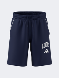 Adidas College Kids-Boys Sportswear Short Dark Blue/White