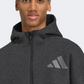 Adidas Z.N.E. Premium Full-Zip Men Sportswear Hoody Black Melange