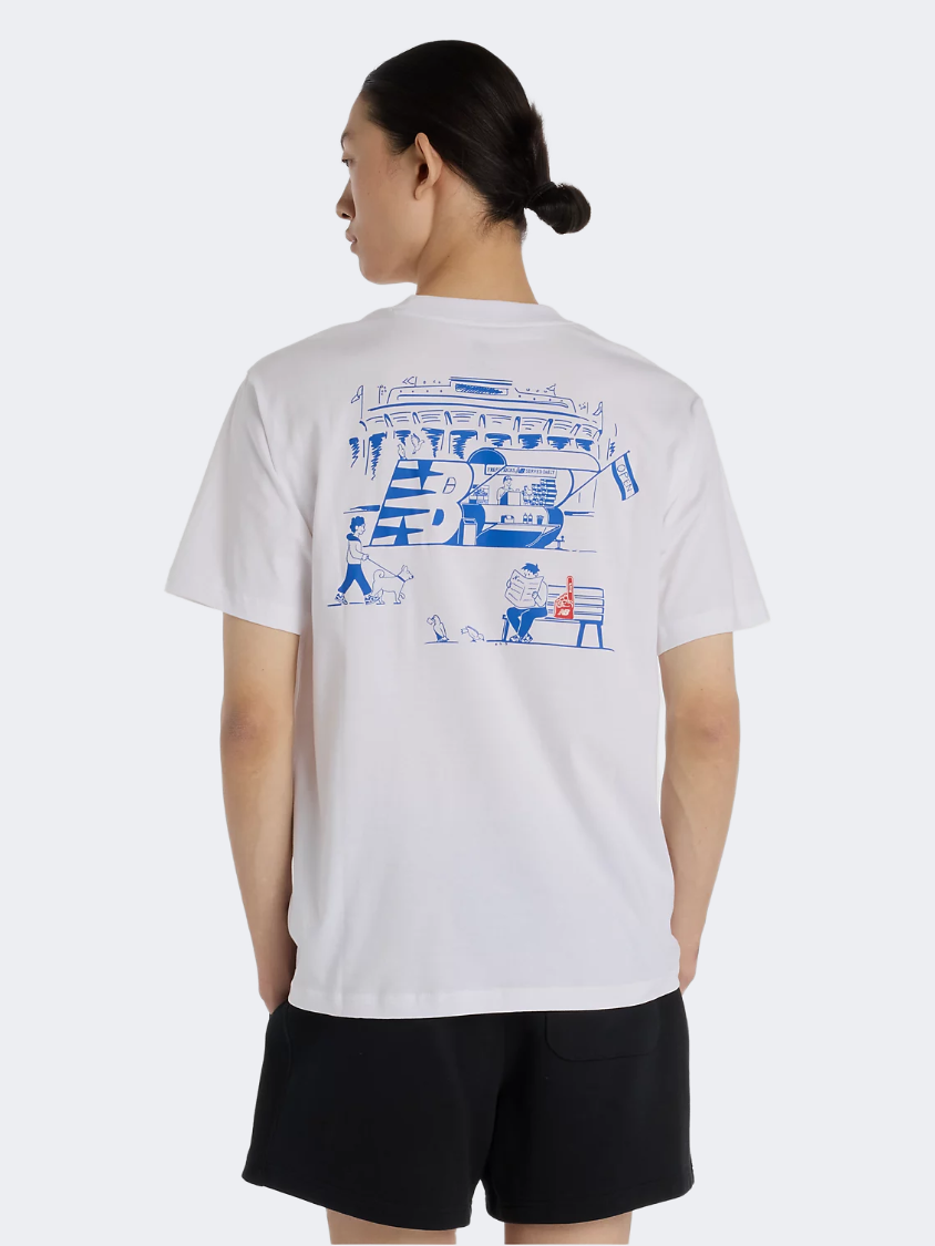 New Balance Stadium Men Lifestyle T-Shirt White