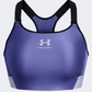 Under Armour Heat Gear High Women Training Bra Black/Celeste