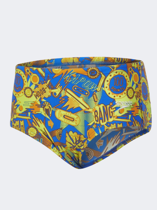 Speedo Alov 12Cm Boys Swim Swim Tight Blue/Orange