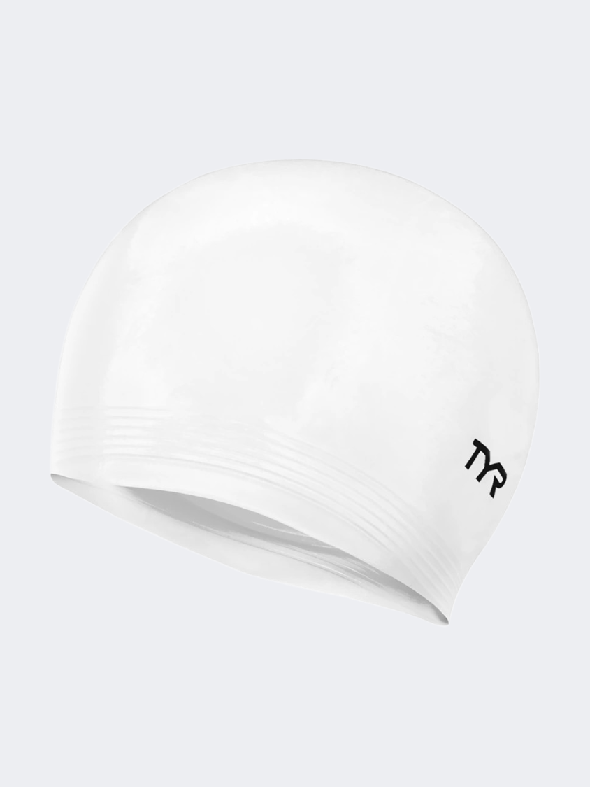 Tyr Latex Swim Cap White