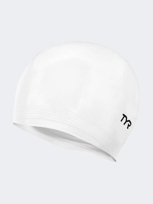 Tyr Latex Swim Cap White
