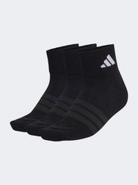 جورب رياضي للجنسين من Adidas أسود/أبيض