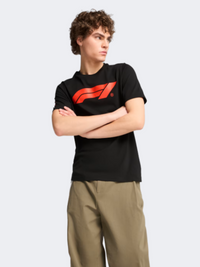 Puma F1 Essentials Logo Men Lifestyle T-Shirt Black