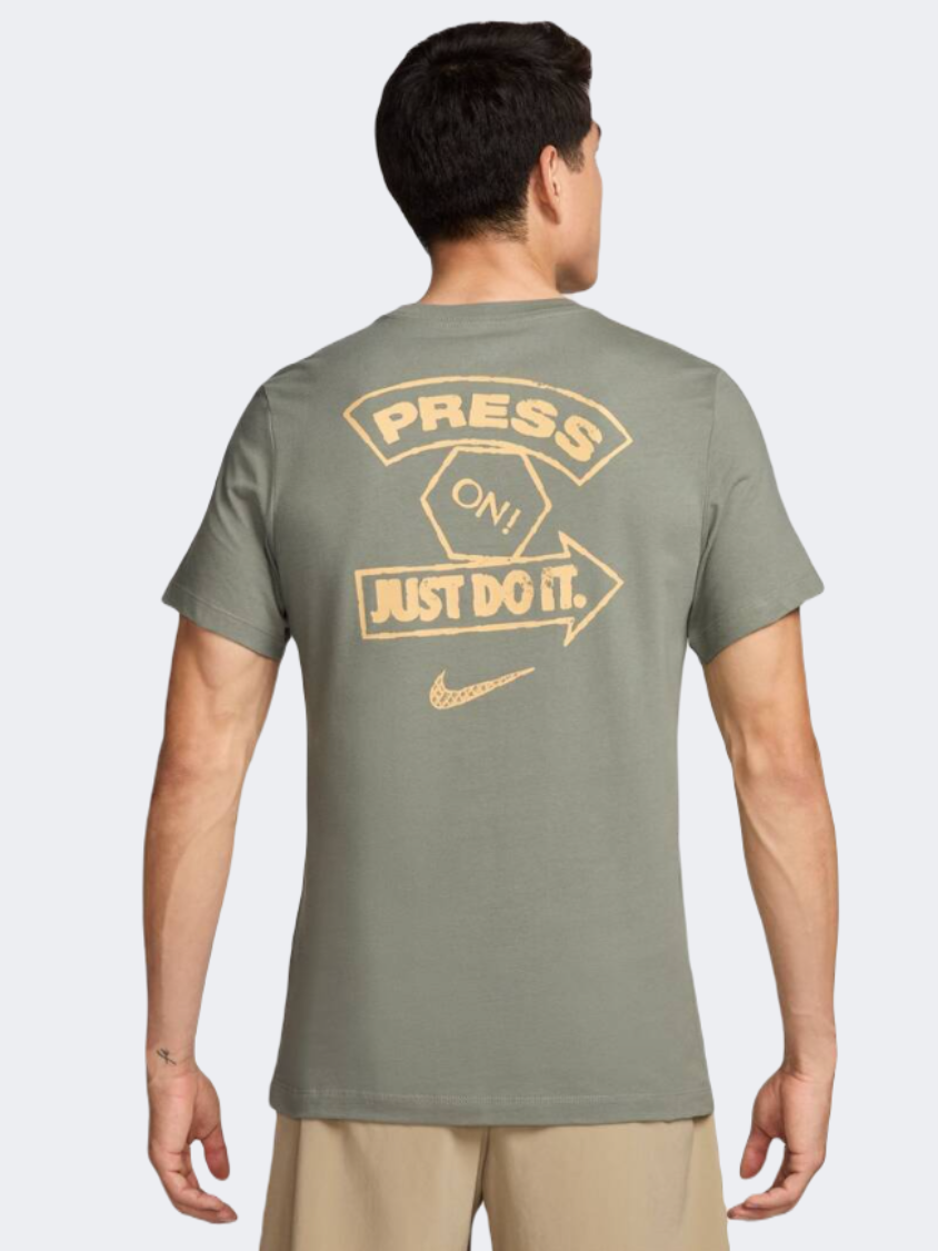 Nike Gym Men Training T-Shirt Dark Stucco