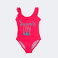 Oil And Gaz Charming And Stylish Kids Girls Beach Monokini  Fuschia