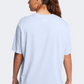 1386844-464 Ua W Bfos Logo Tee Ss Nimbus Blue Wht