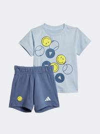 طقم ملابس رياضية أولاد رضع Adidas X Smileyworld أزرق/حبر/أصفر