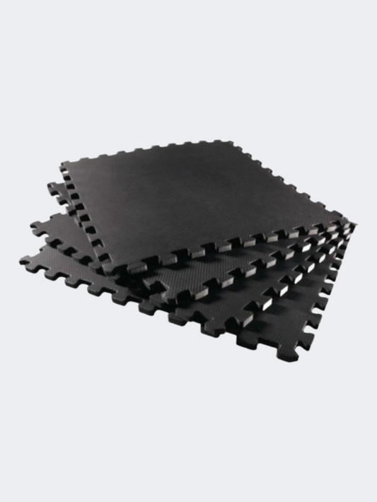 Fitness Factory Interlocking PE 62 X 62 X 1 Cm Unisex Mats Black