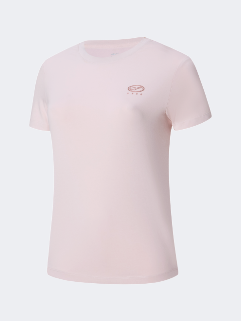 Erke Women Training T-Shirt Pink