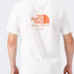 The North Face Biner Graphic 4 Men Lifestyle T-Shirt White/Orange
