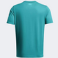Under Armour Project Rock Payoff Graphic Men Training T-Shirt Turquoise/Yellow