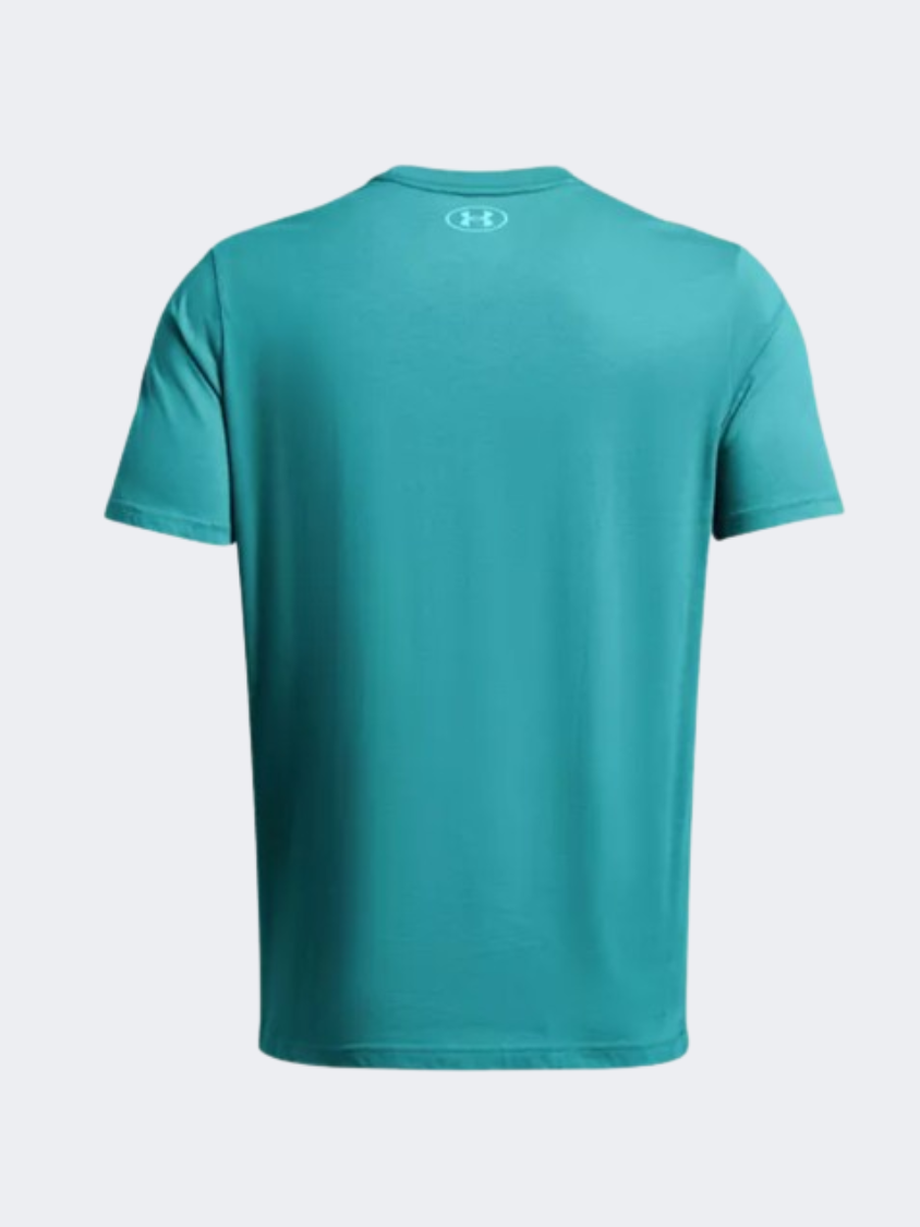 Under Armour Project Rock Payoff Graphic Men Training T-Shirt Turquoise/Yellow