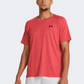 Under Armour Tech Textured Men Training T-Shirt Red Solstice/Black