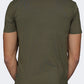 Oil And Gaz Round Neck Men Lifestyle T-Shirt Olive