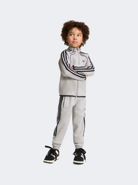 Adidas Little-Boys Original Tracksuit Medium Grey